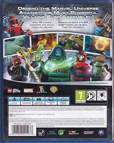 LEGO Marvel Super Heroes - PS4 (A Grade) (Genbrug)
